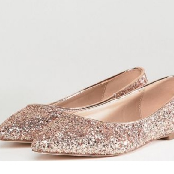 wide fit pointed flats